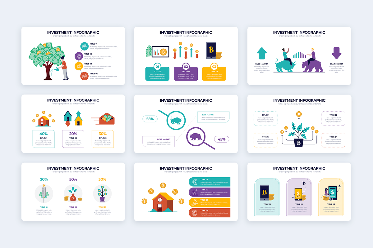 Investment Google Slides Infographic Template