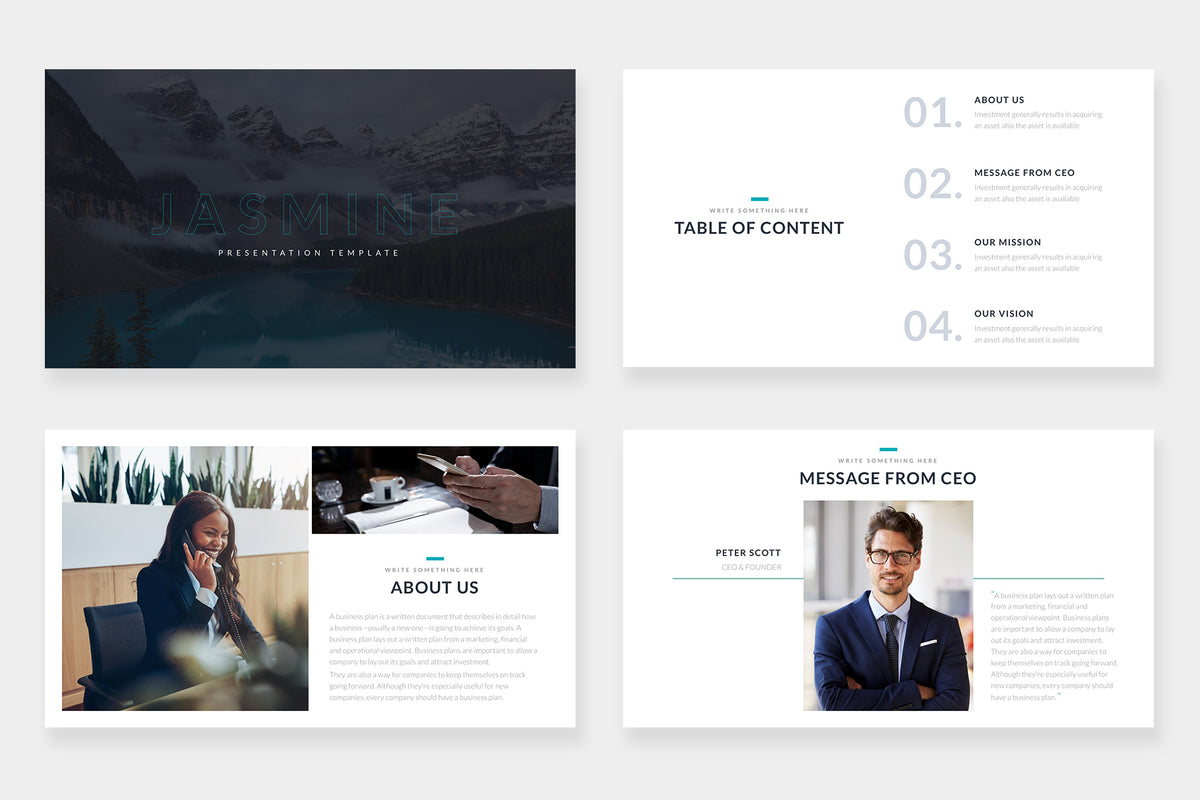 Jasmine Google Slides Template