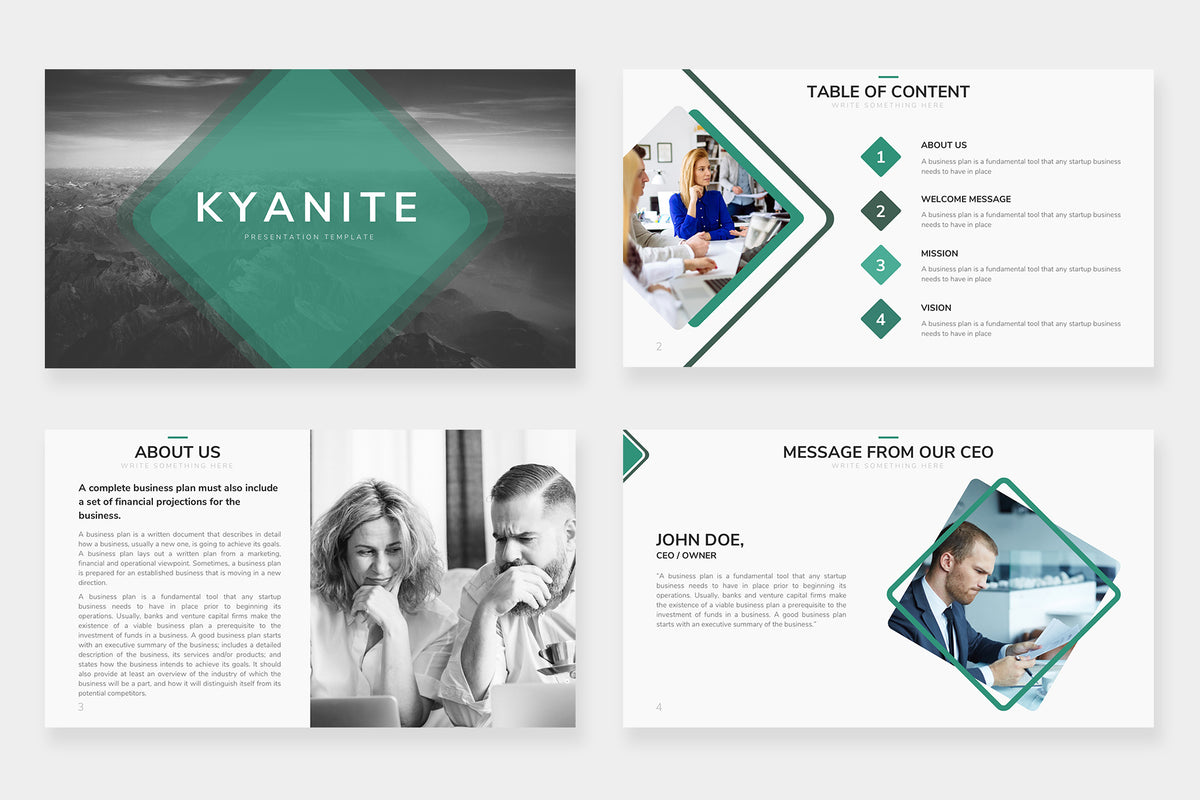 Kyanite Keynote Template