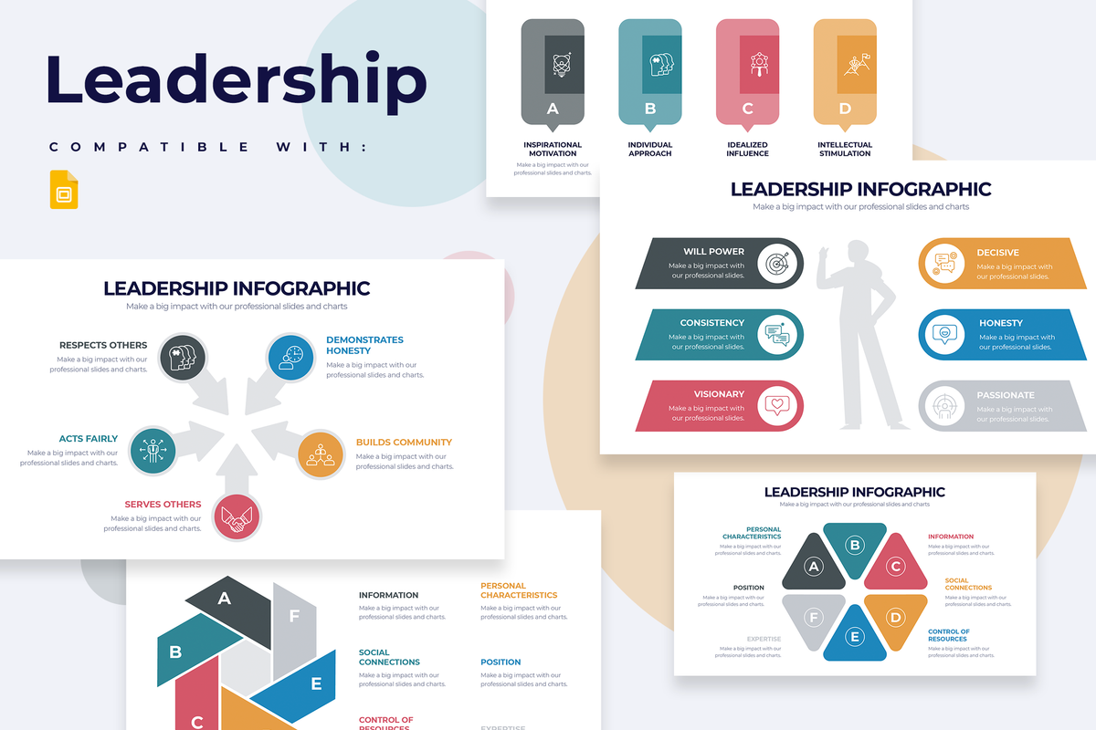 Leadership Google Slides Infographic Template