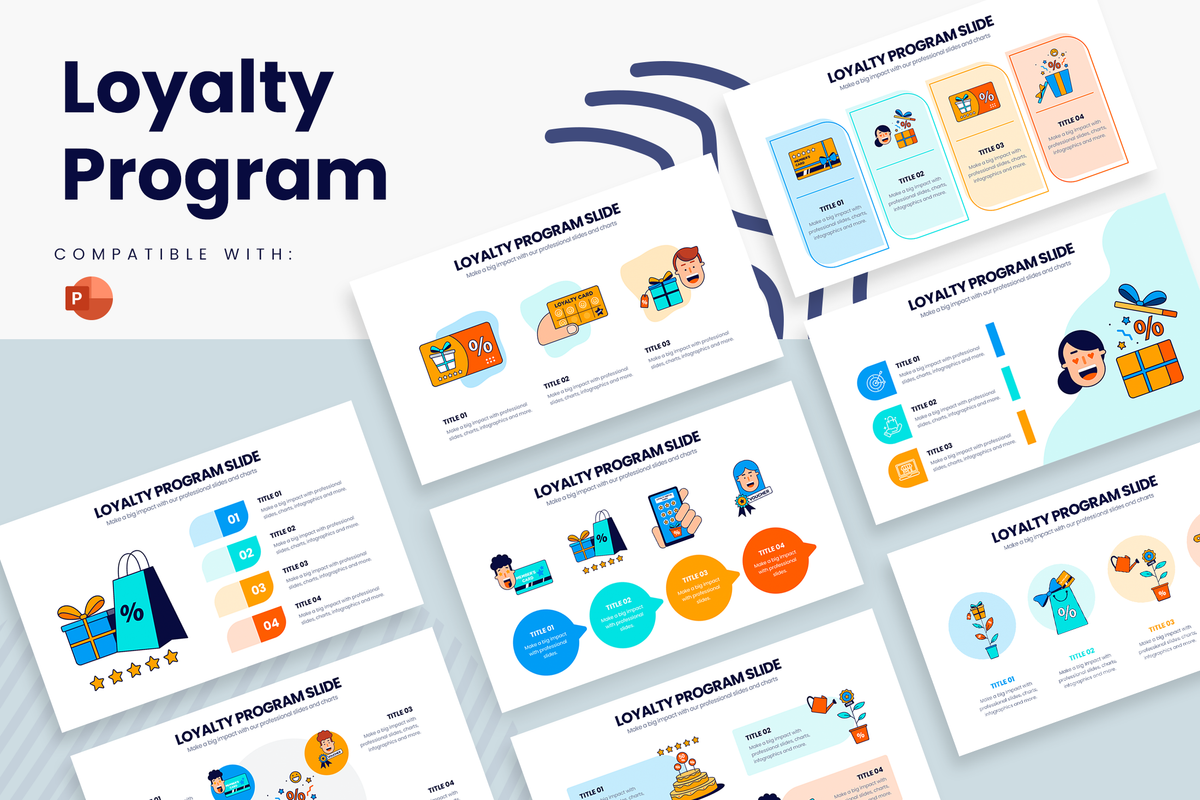 Loyalty Program Powerpoint Infographic Template