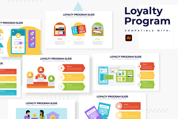 Loyalty Program Illustrator Infographic Template