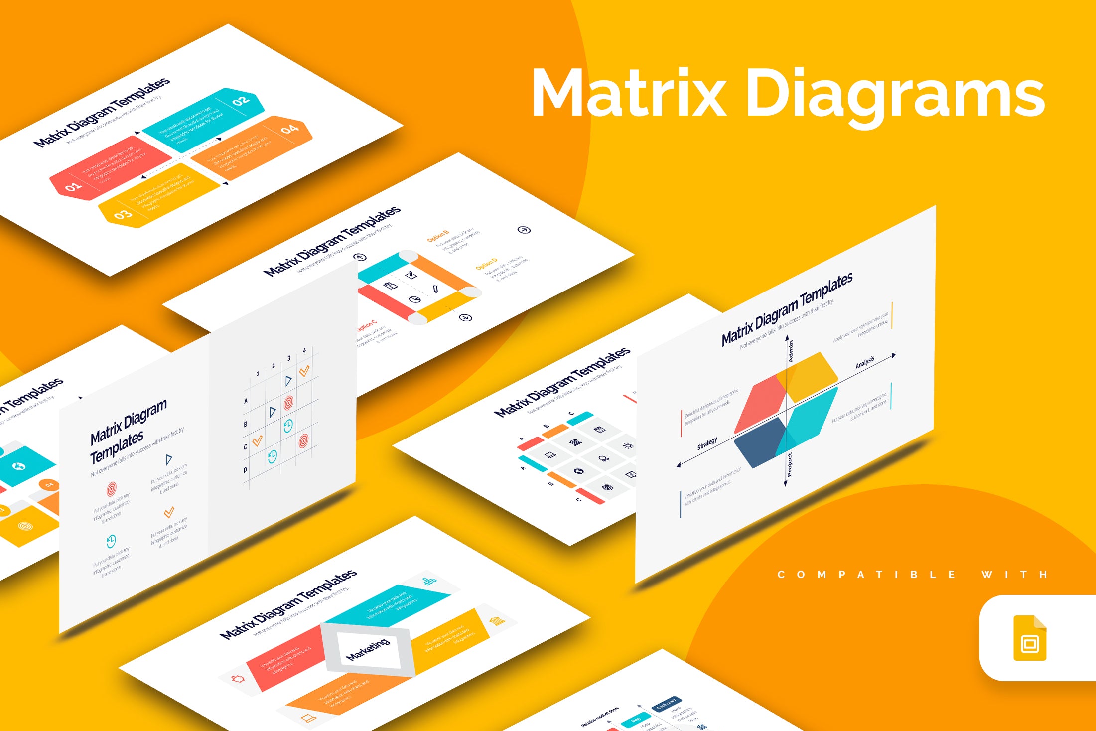 Matrix Diagram Google Slides Infographics – Slidewalla