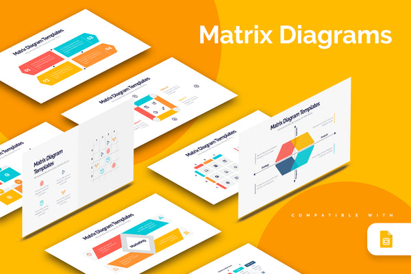 Matrix Diagram Google Slides Infographics