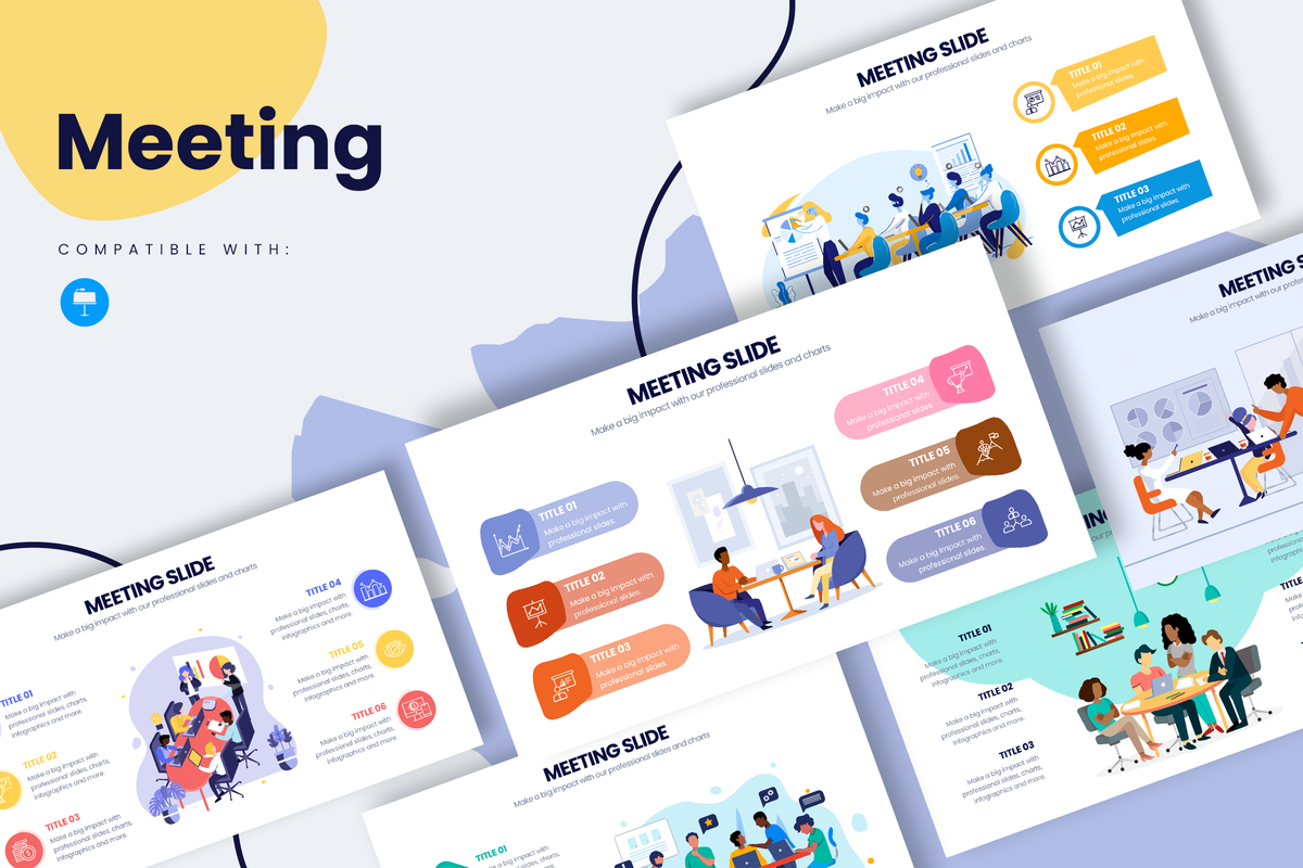 Meeting Keynote Infographic Template