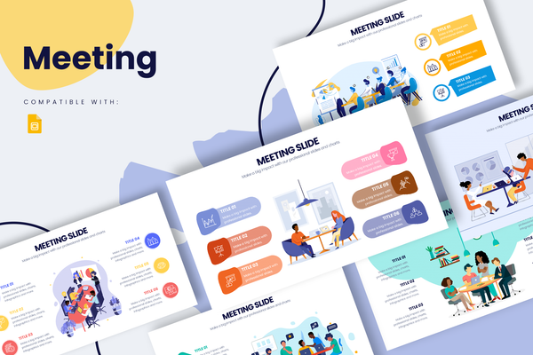 Meeting Google Slides Infographic Template