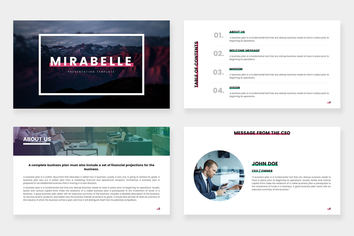 Mirabelle Keynote Template