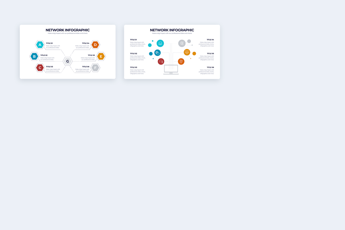 Network Google Slides Infographic Template