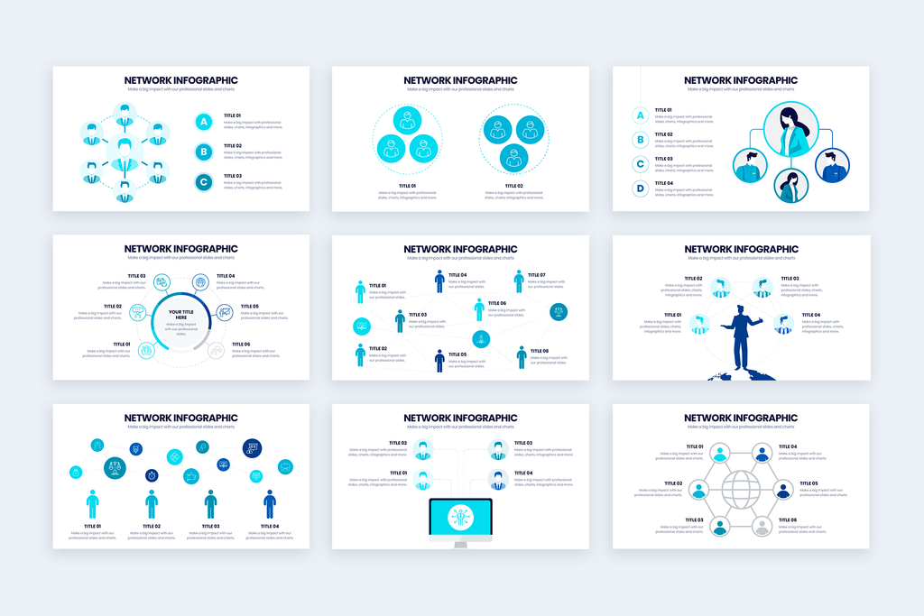 Network Infographic Examples Network Illustrator Infographic Template – Slidewalla