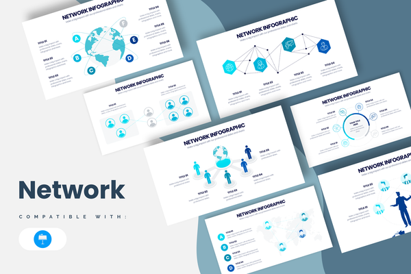 Network Keynote Infographic Template