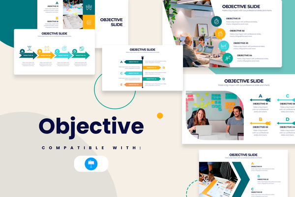 Objective Keynote Infographic Template