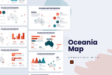 Oceania Map Illustrator Infographic Template