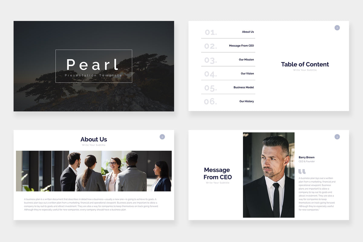 Pearl PowerPoint Template