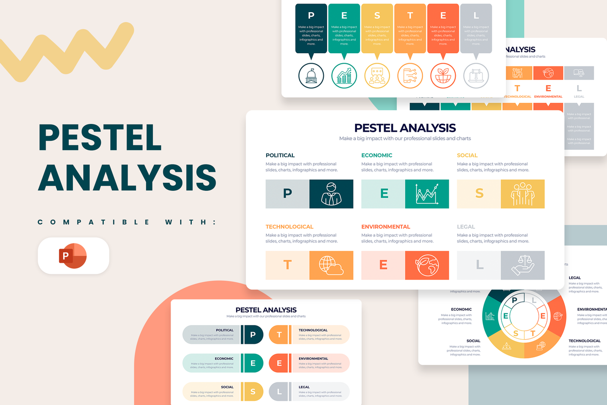 PESTEL Analysis Powerpoint Infographic Template