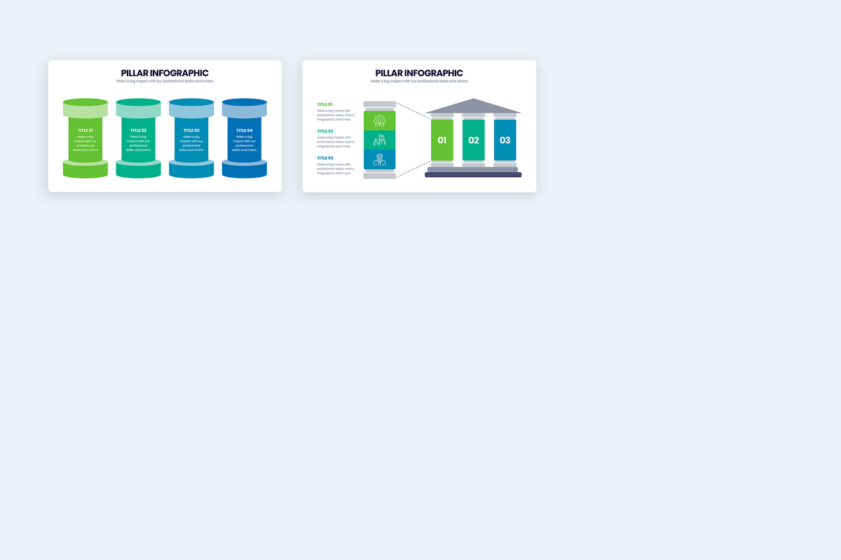 Pillar Google Slides Infographic Template