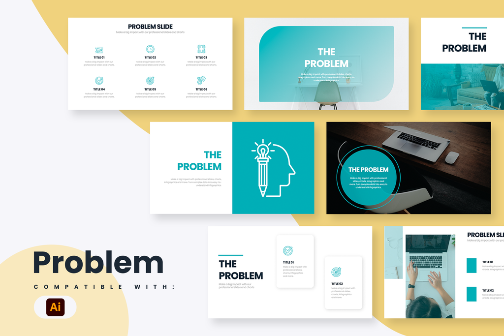 Problem Inforgraphic Png Problem Illustrator Infographic Template – Slidewalla