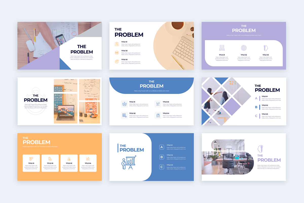 Problem Slide Infographic Problem Illustrator Infographic Template – Slidewalla