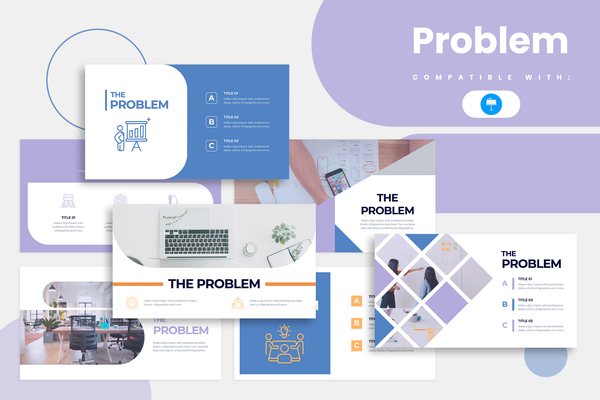 Problem Keynote Infographic Template