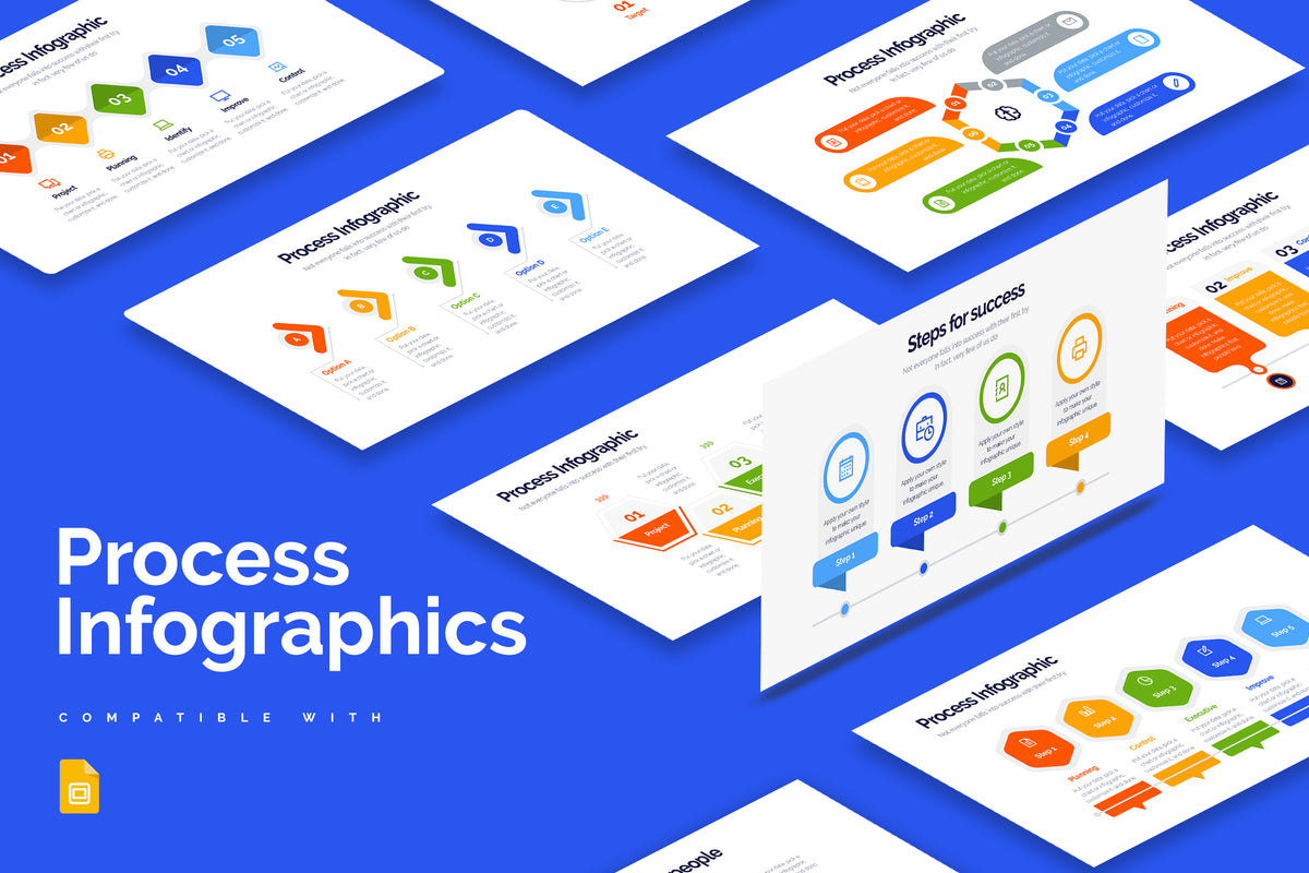 Process Google Slides Infographics