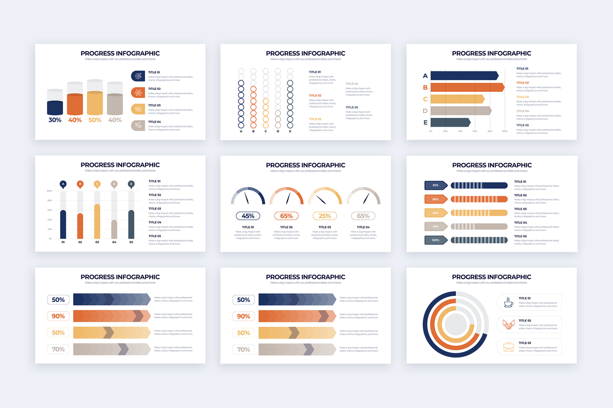 Progress Powerpoint Infographic Template