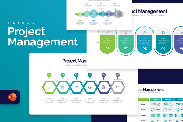 Project Management Powerpoint Infographics