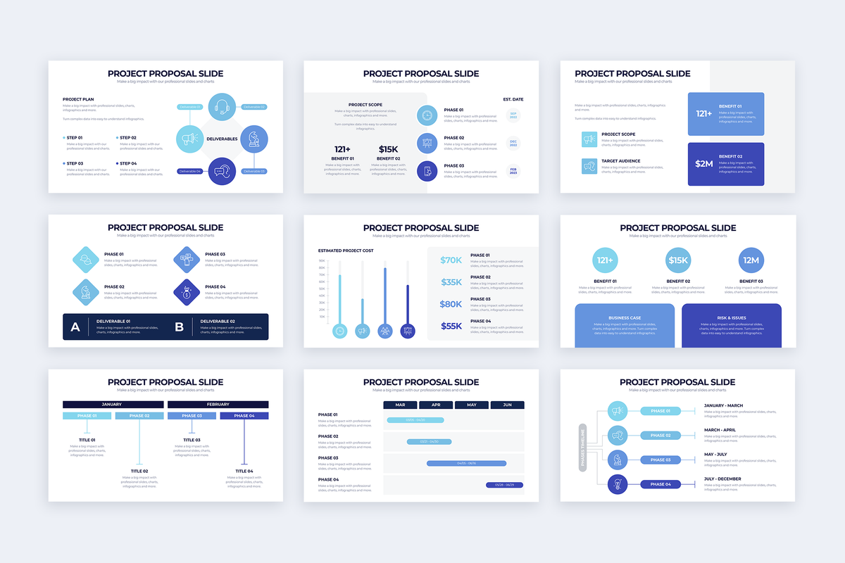 Project Proposal Infographic Powerpoint Template