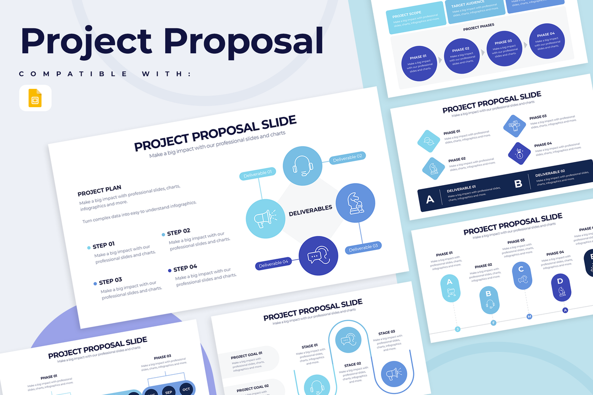Project Proposal Infographic Google Slides Template