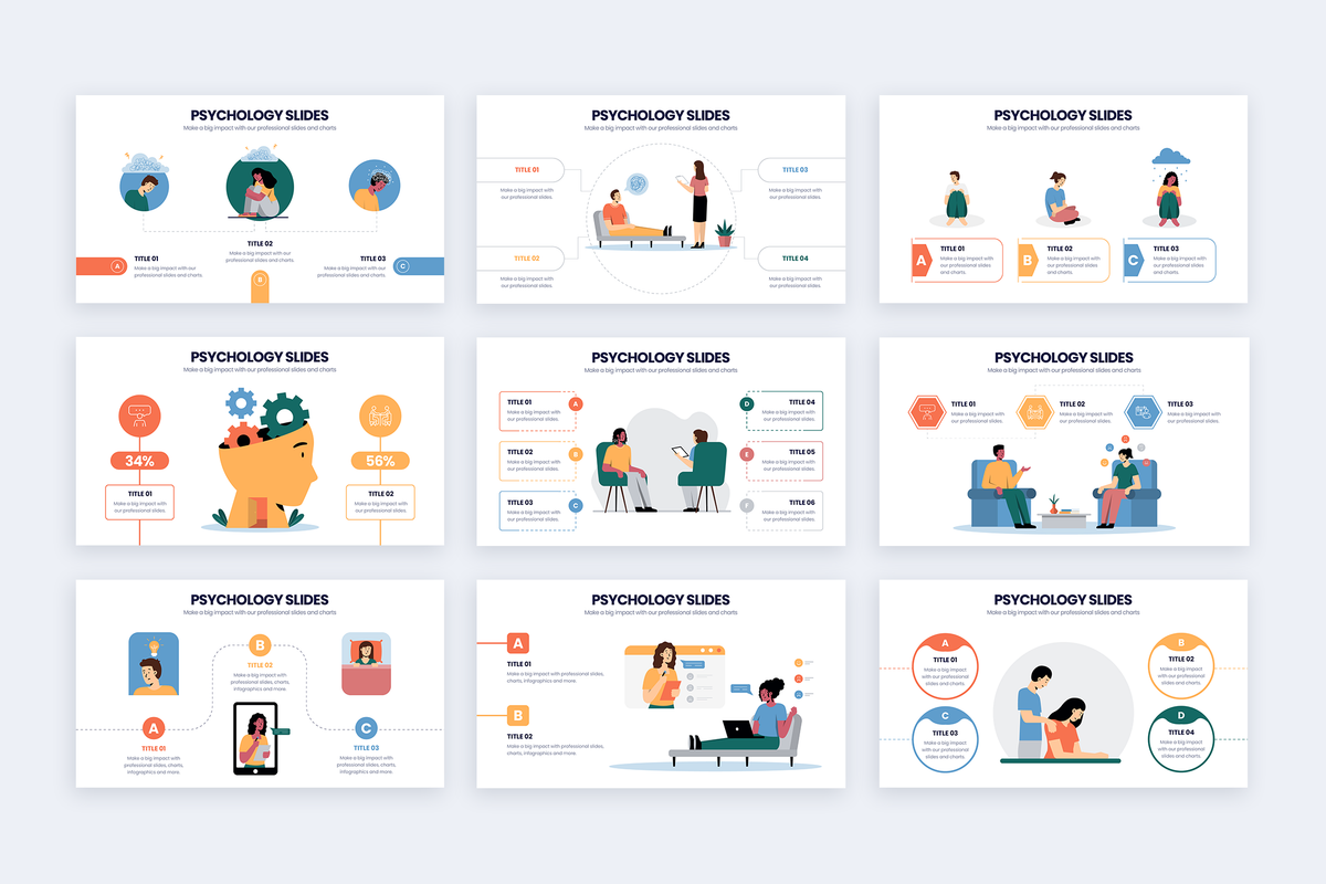 Psychology Powerpoint Infographic Template