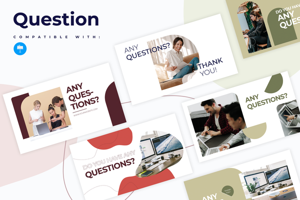 Question Keynote Infographic Template