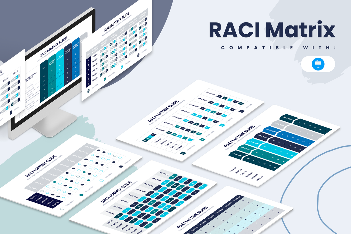 RACI Matrix Keynote Infographic Template