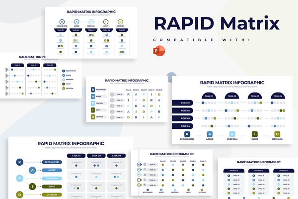RAPID Matrix Powerpoint Infographic Template