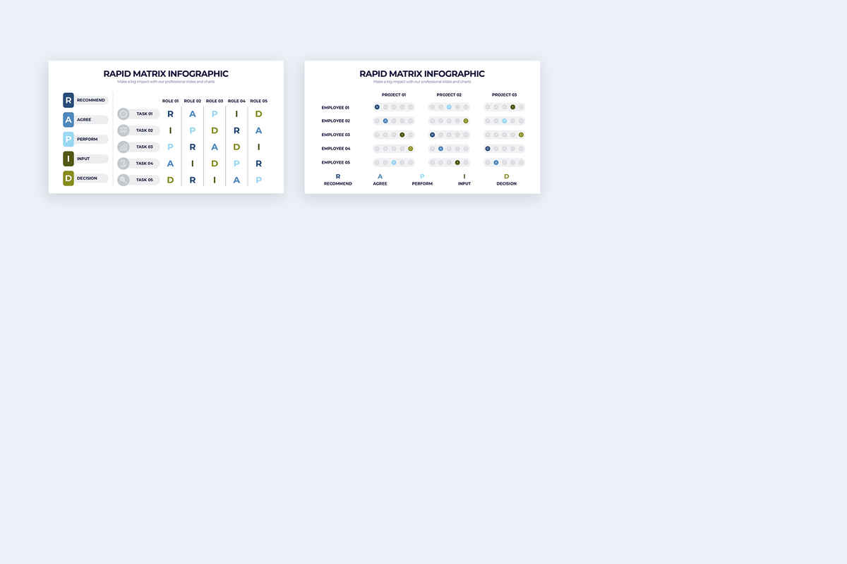 RAPID Matrix Illustrator Infographic Template