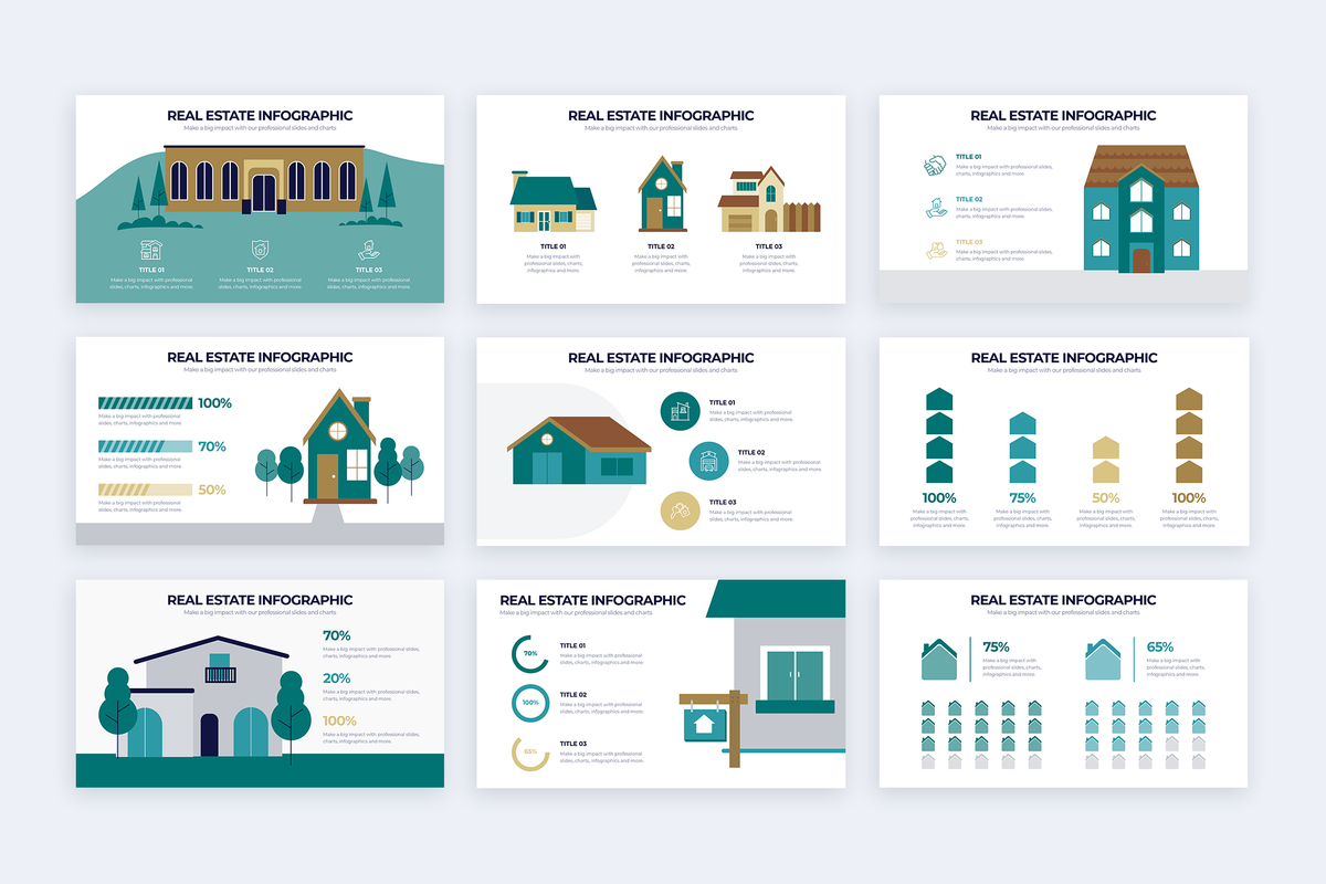 Real Estate Powerpoint Infographic Template