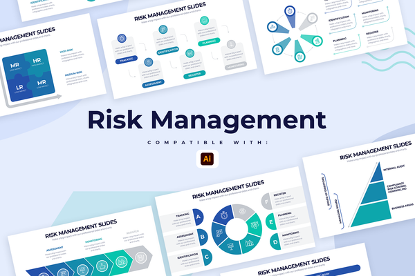 Risk Management Infographic Illustrator Template