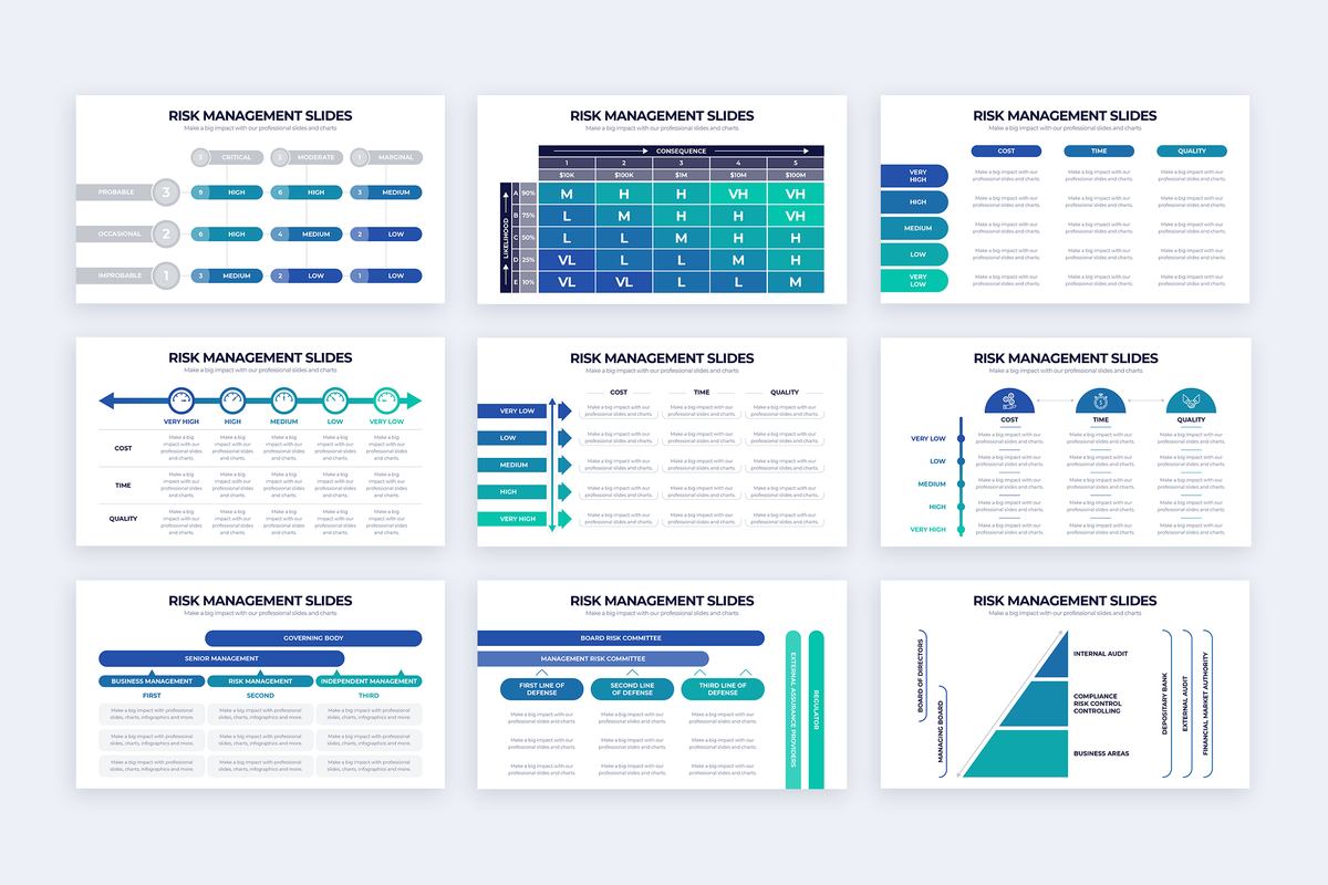 Risk Management Infographic Powerpoint Template