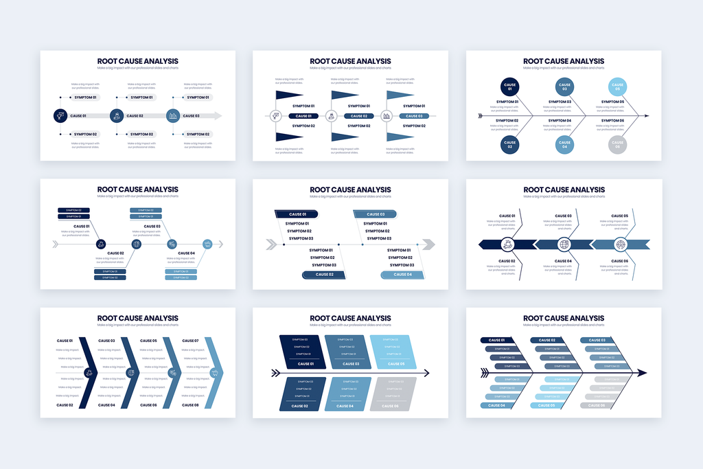 Root Cause Analysis Powerpoint Infographic Template – Slidewalla