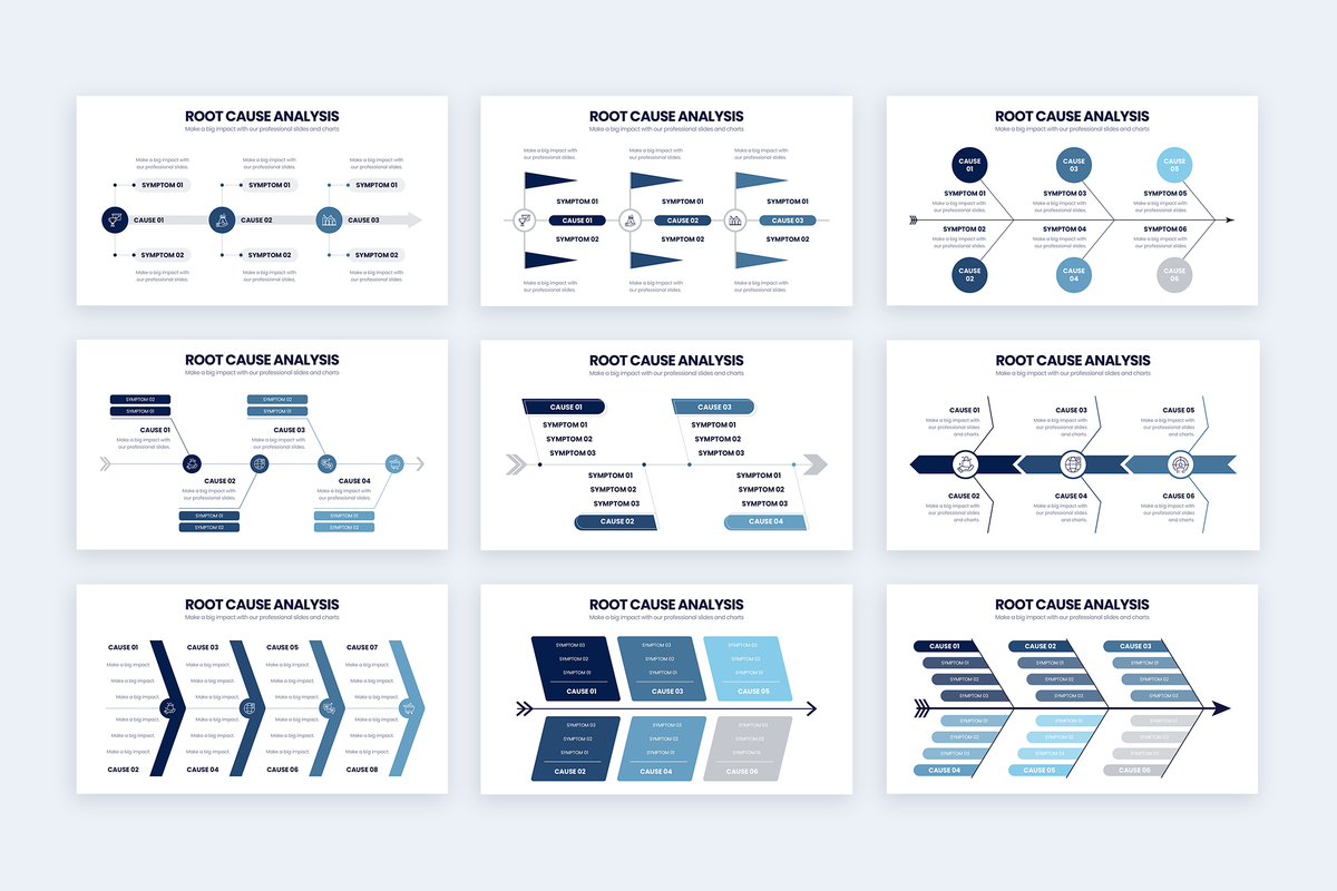 Root Cause Analysis Powerpoint Infographic Template