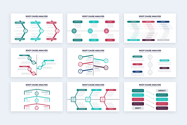 Root Cause Analysis Illustrator Infographic Template
