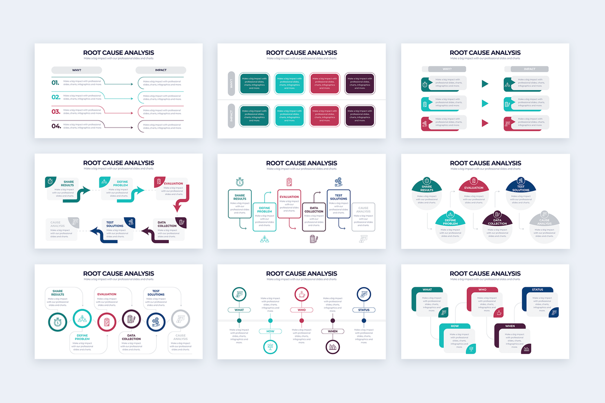 Root Cause Analysis Powerpoint Infographic Template