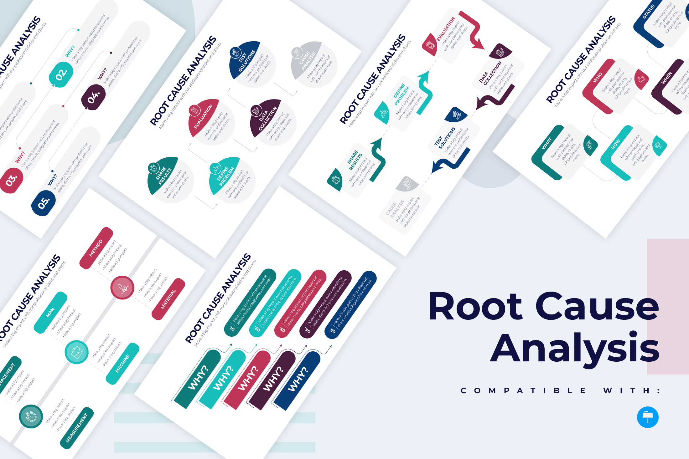 Root Cause Analysis Keynote Infographic Template – Slidewalla