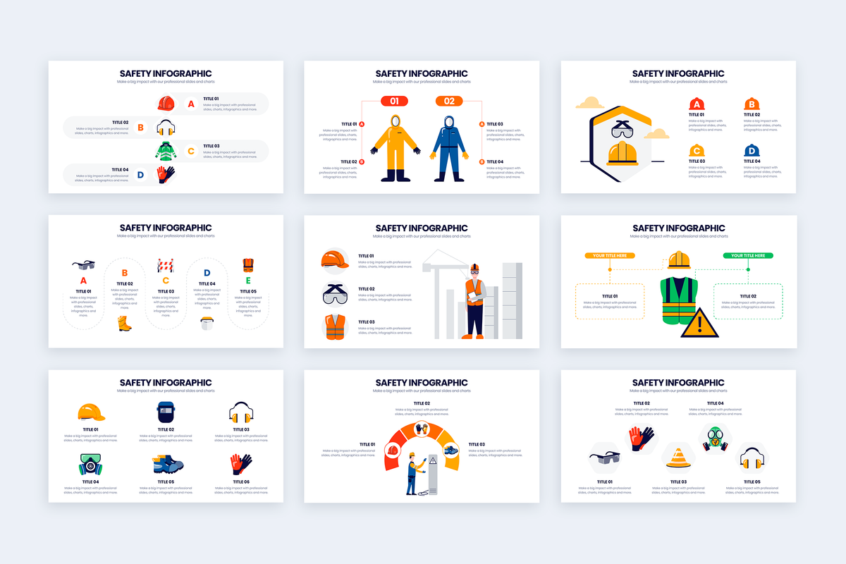 Safety Powerpoint Infographic Template
