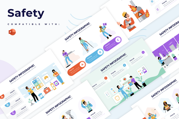 Safety Powerpoint Infographic Template