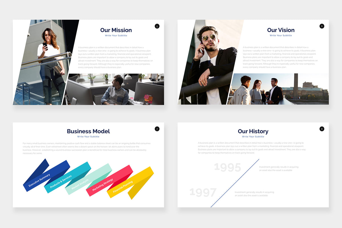 Saphire Google Slides Template