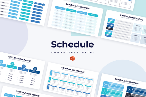 Schedule Infographic Powerpoint Template
