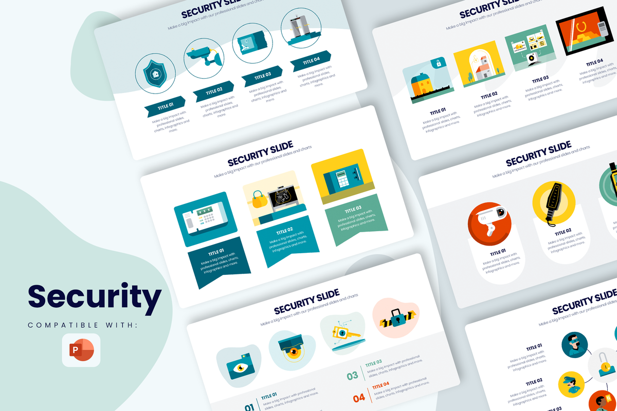Security Powerpoint Infographic Template