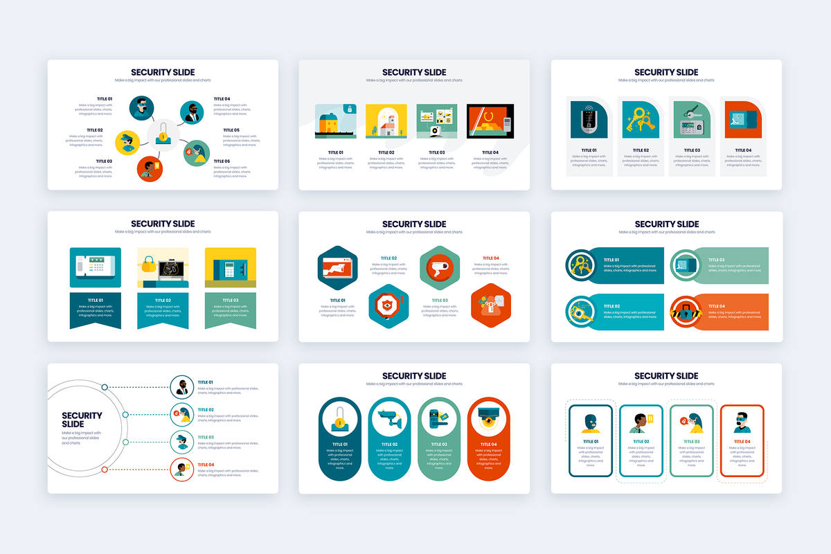 Security Illustrator Infographic Template