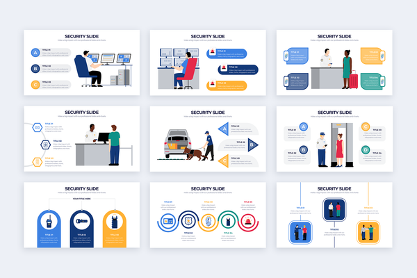 Security Google Slides Infographic Template