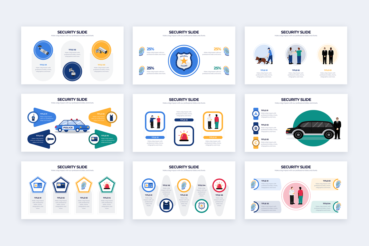 Security Google Slides Infographic Template