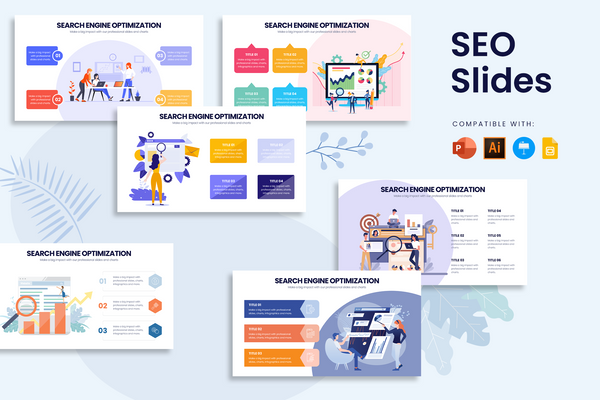 SEO Slide Infographic Templates