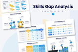 Skills Gap Analysis Map Keynote Infographic Template